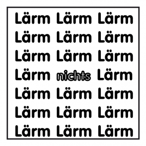 Viel Lärm um nichts (Wörterdrudel)