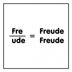 Geteilte Freude ist doppelte Freude