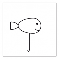 Fisch beim angeln