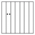 Zebra hinter Gittern