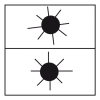 Spinne betrachtet Sonnenfinsternis